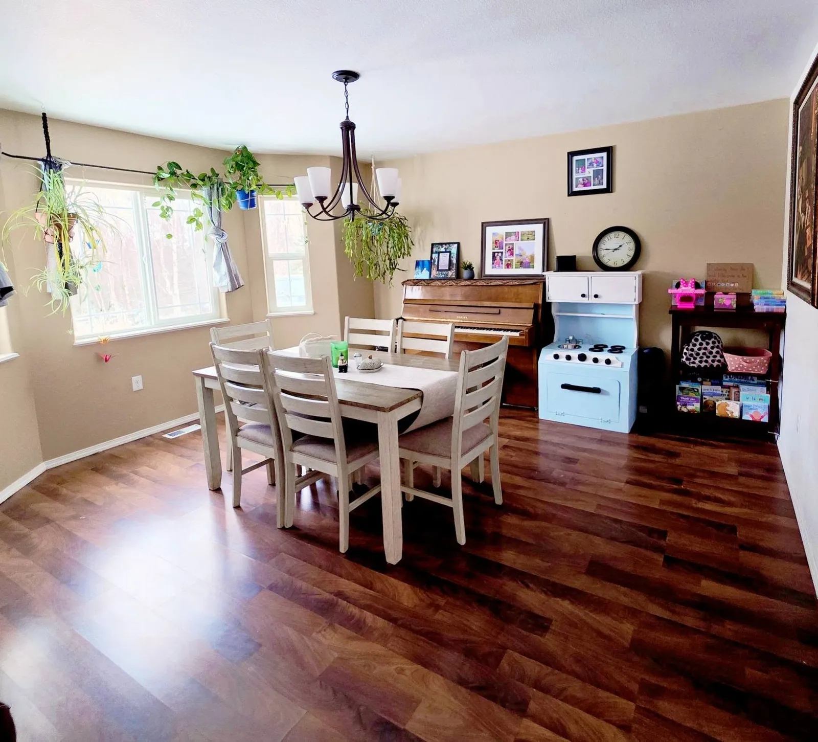 A bright, freshly cleaned dining room — the gift, delivered