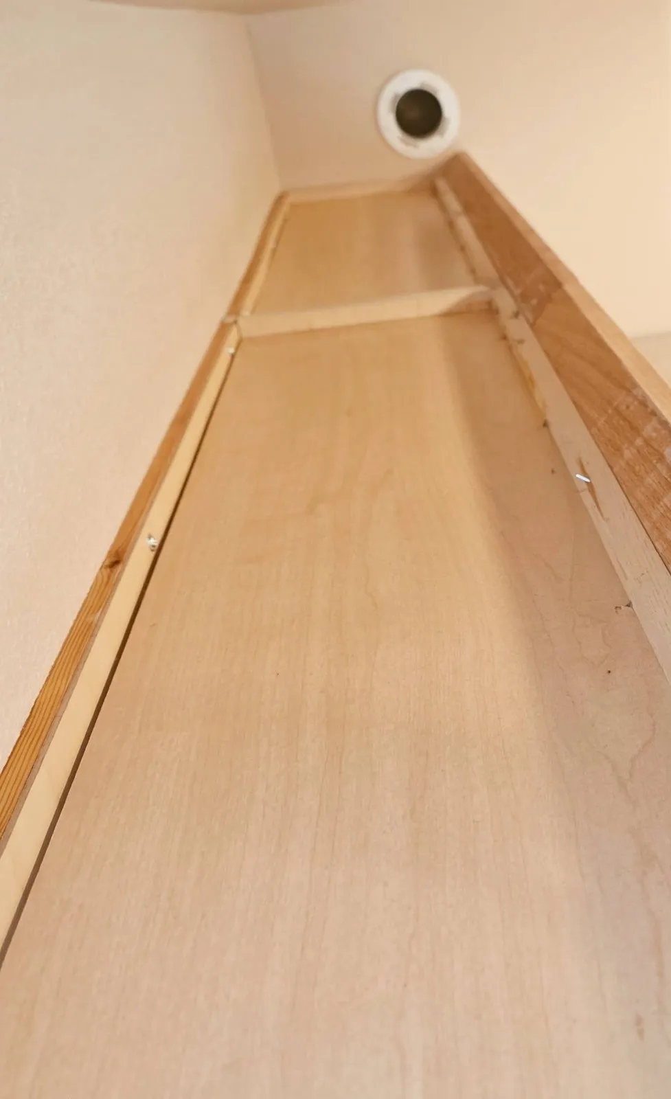 A cleaned floor edge after a PureMind move-out clean